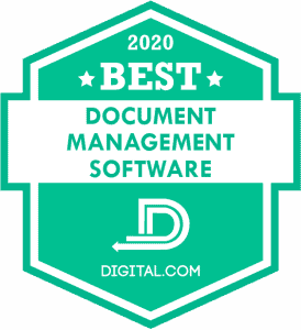 ONLYOFFICE is door Digital.com uitgeroepen tot beste Documentbeheersoftware van 2020