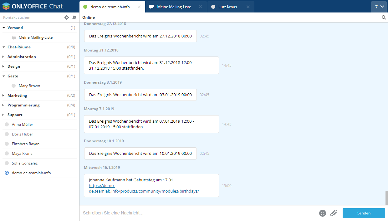 Instant-Messaging-Anwendung