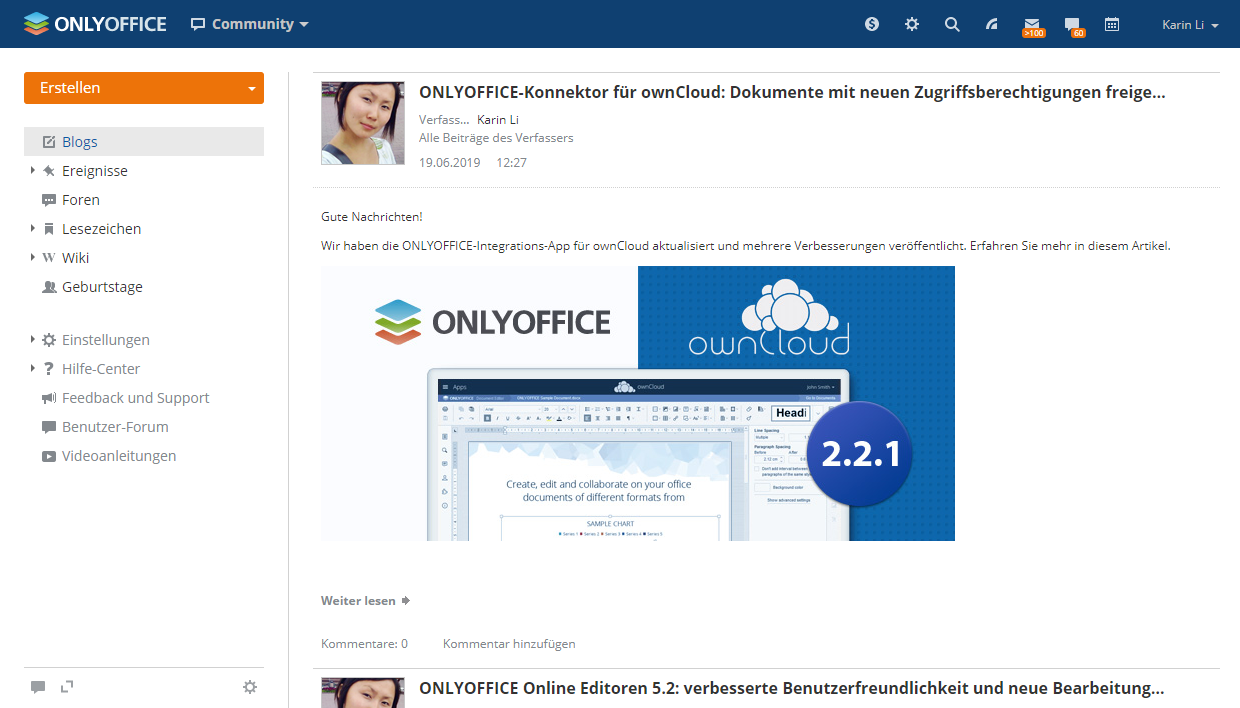 Pflege von Unternehmensblogs und Foren