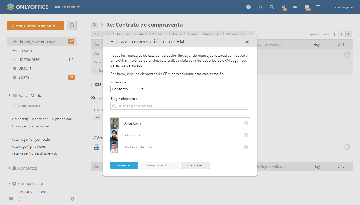 Integración con CRM