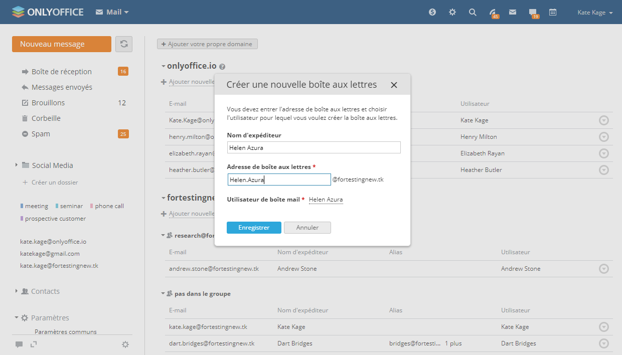 Serveur de messagerie