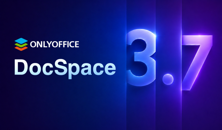 ONLYOFFICE DocSpace 3.7 released: file generation & new providers in AI agents, smarter forms, updated editors and license, and more