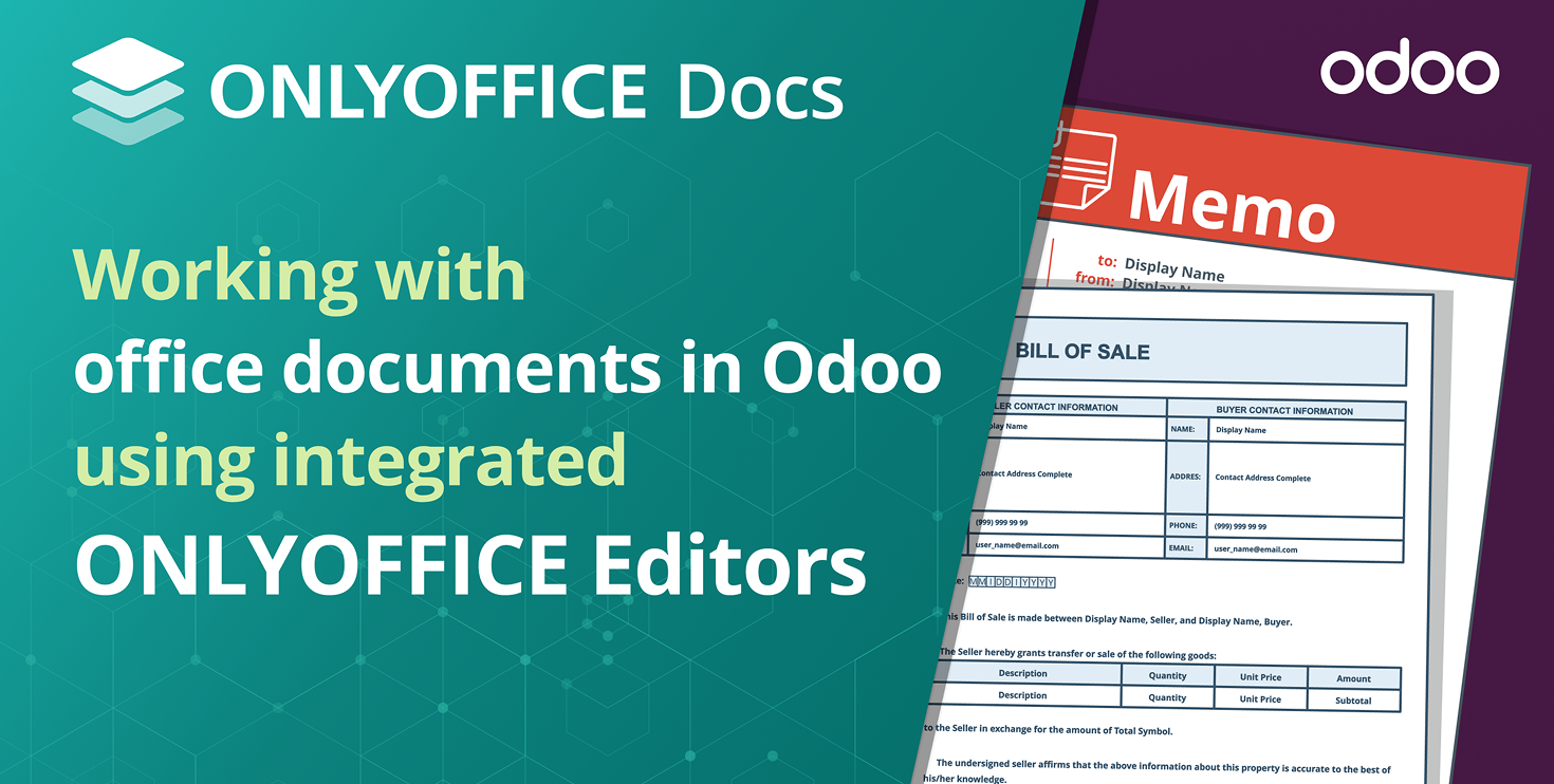 How to work with office files in Odoo using ONLYOFFICE