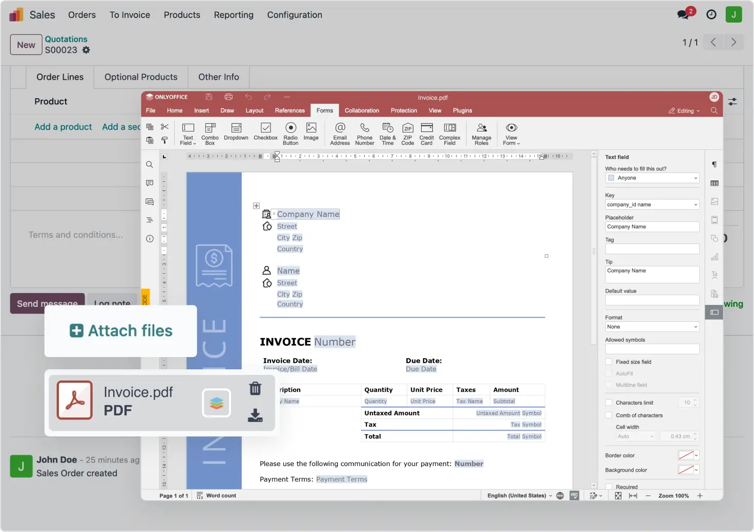 ONLYOFFICE for Odoo