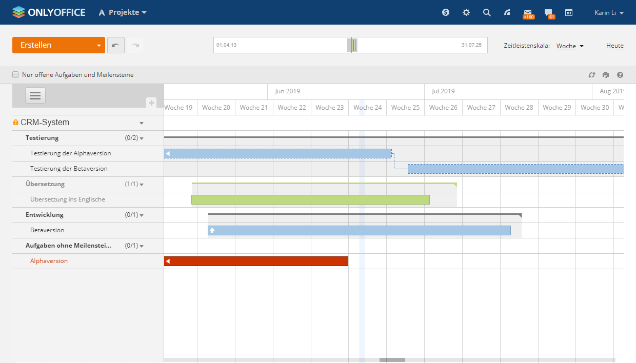 Gantt-Diagramm